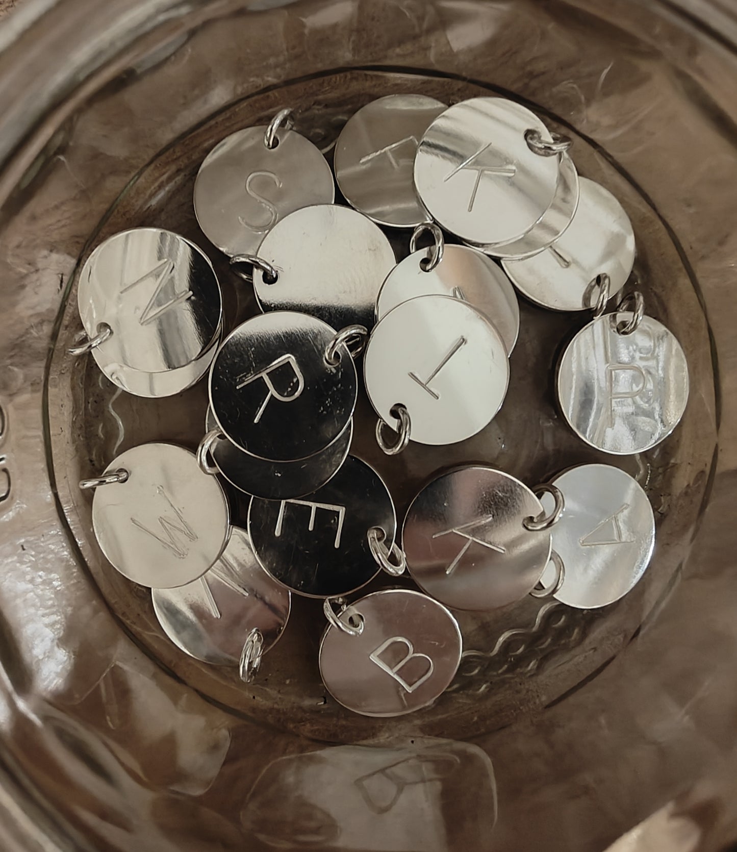 sterling silver initial necklace