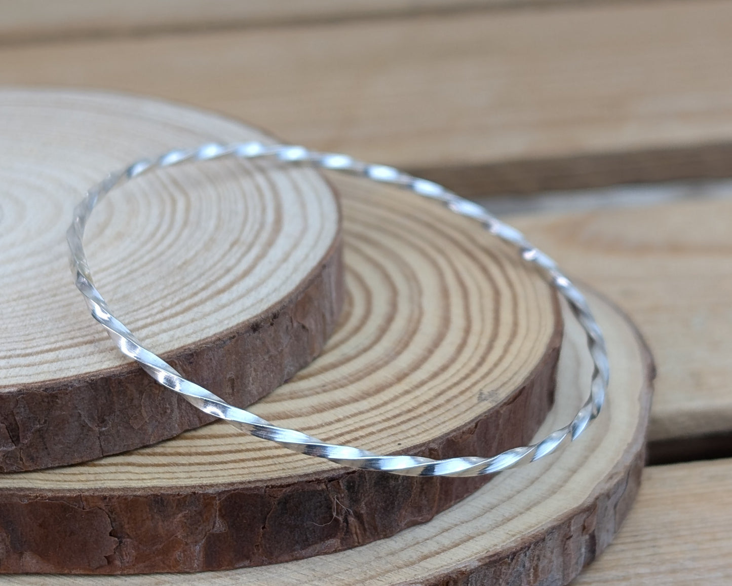 sterling silver stacking bangles