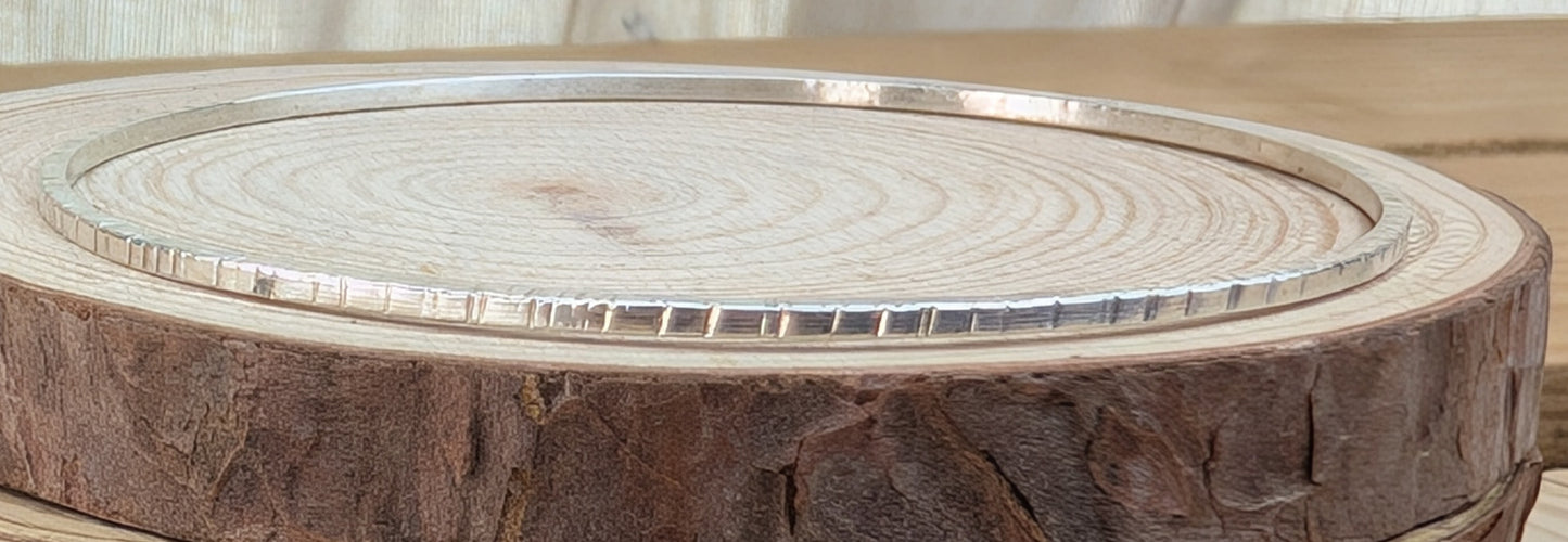 sterling silver stacking bangles