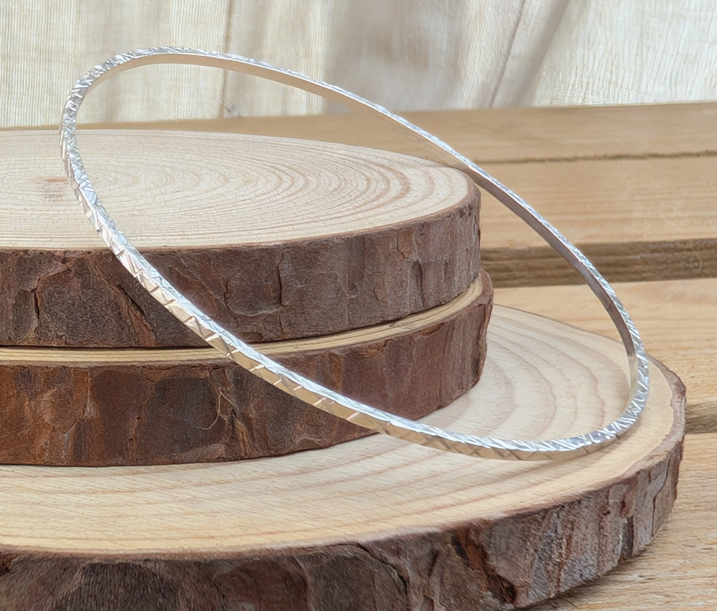 sterling silver stacking bangles