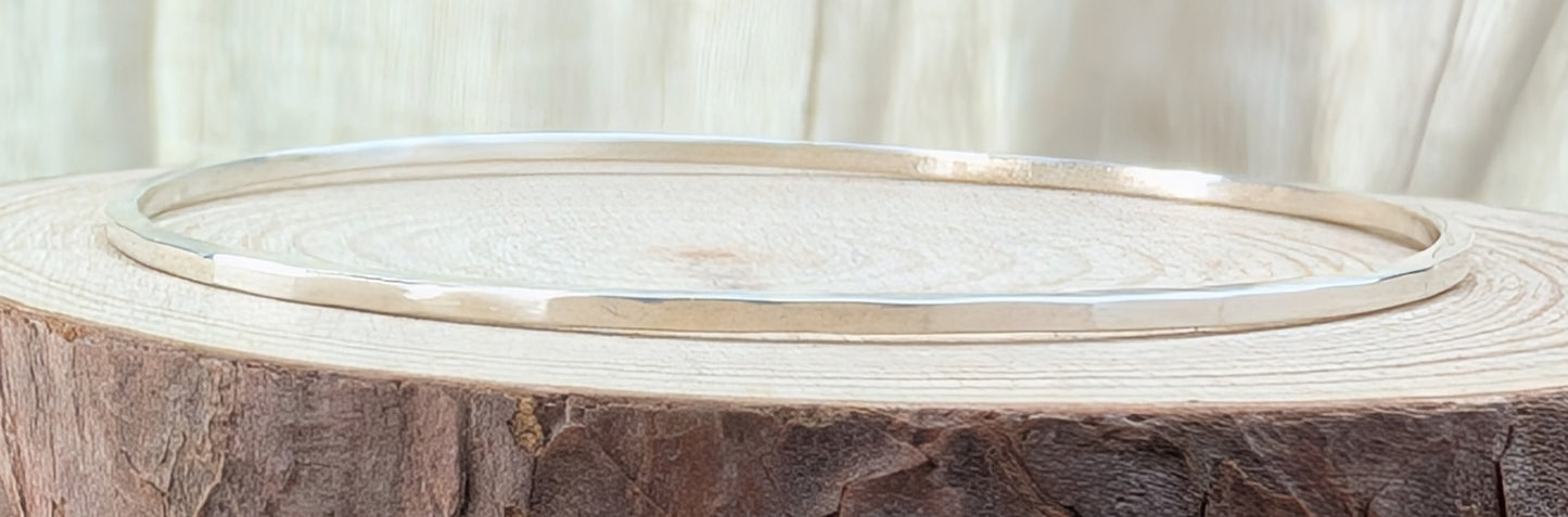 sterling silver stacking bangles