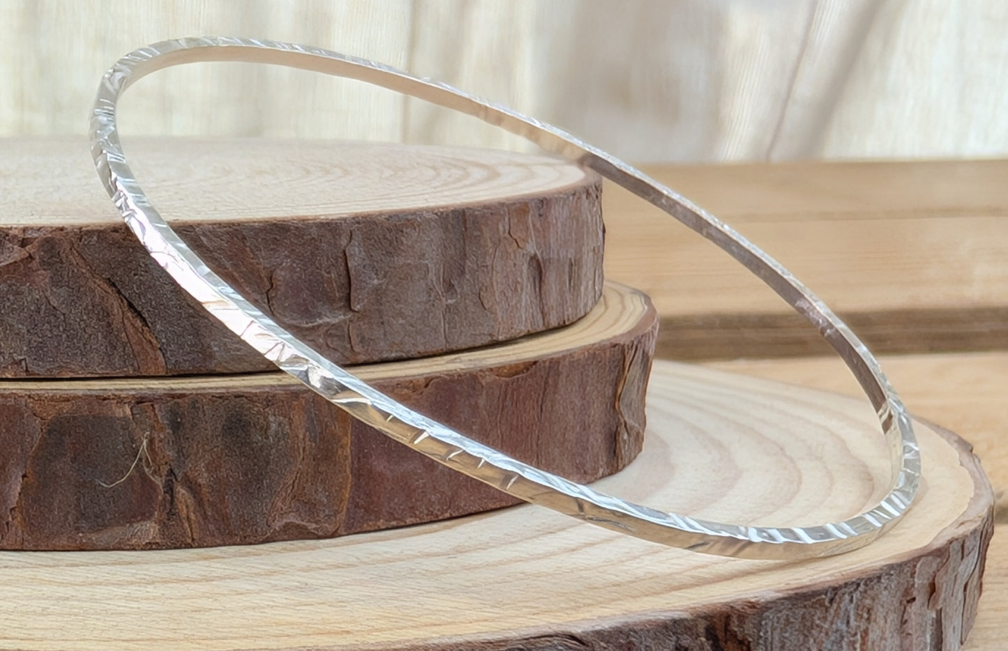 sterling silver stacking bangles