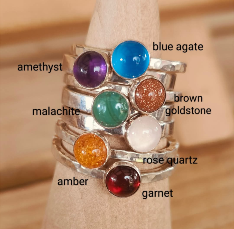 sterling silver amethyst ring