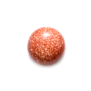 sterling silver brown goldstone stacking ring