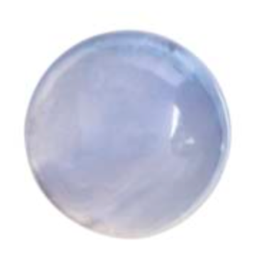 sterling silver blue agate stacking ring