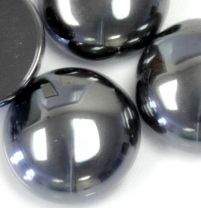 sterling silver hematite stacking ring